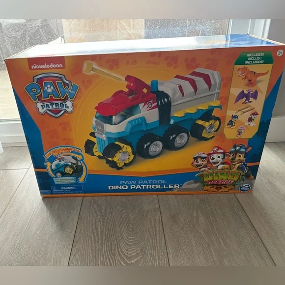 Paw Patrol Dino Rescue Motorized Dino Patroller Vehicle Playset NEW/Seal Box
